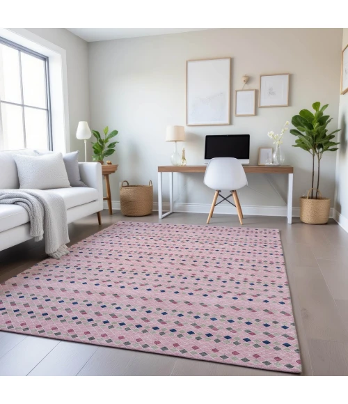 Addison Mayfield Pink AMF1408 2ft. 3in. x 7ft. 6in. Rect. Rug