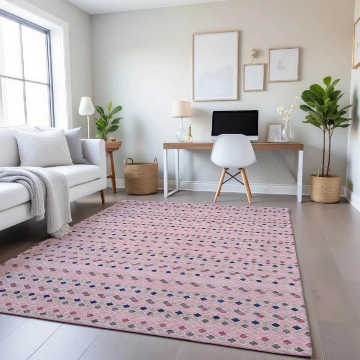 Addison Mayfield Pink AMF1408 9ft. x 12ft. Rect. Rug