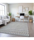 Addison Mayfield Gray AMF1408 - 8ft. Round Rug