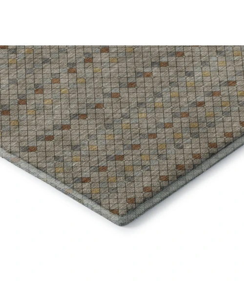 Addison Mayfield Brown AMF1408 - 8ft. Round Rug