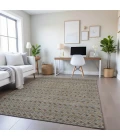 Addison Mayfield Brown AMF1408 - 8ft. Round Rug