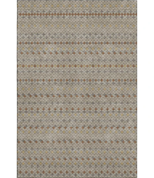 Addison Mayfield Brown AMF1408 - 8ft. Round Rug