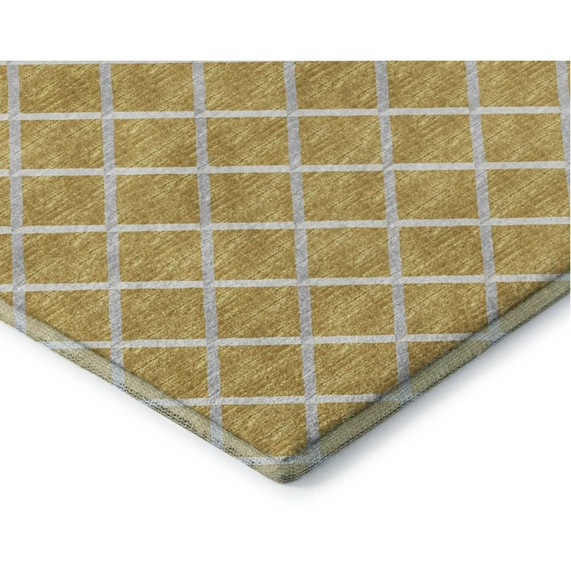 Addison Mayfield Gold AMF140 - 8ft. Round Rug
