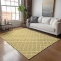 Addison Mayfield Gold AMF140 - 8ft. Round Rug