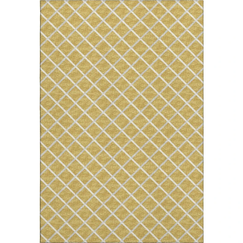 Addison Mayfield Gold AMF140 - 8ft. Round Rug