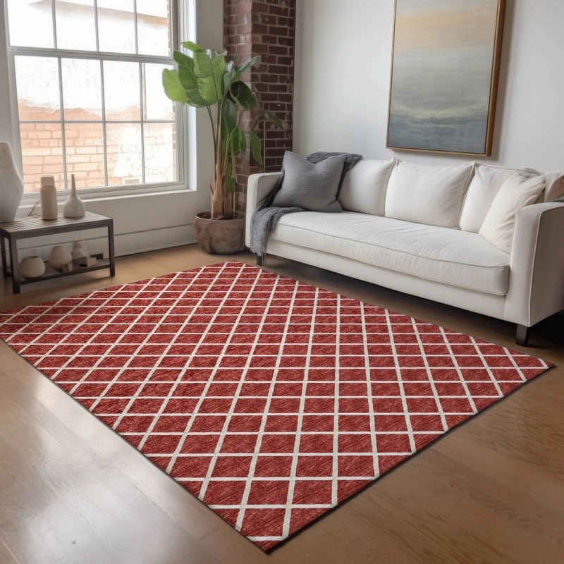 Addison Mayfield Red AMF140 2ft. 3in. x 7ft. 6in. Rect. Rug
