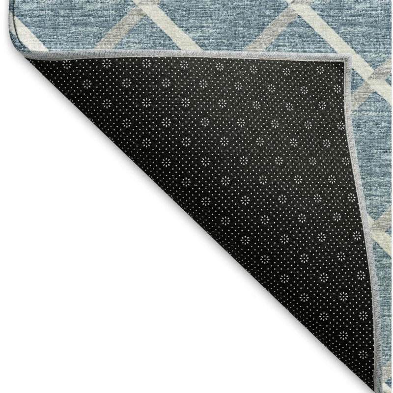 Addison Mayfield Blue AMF140 - 8ft. Round Rug