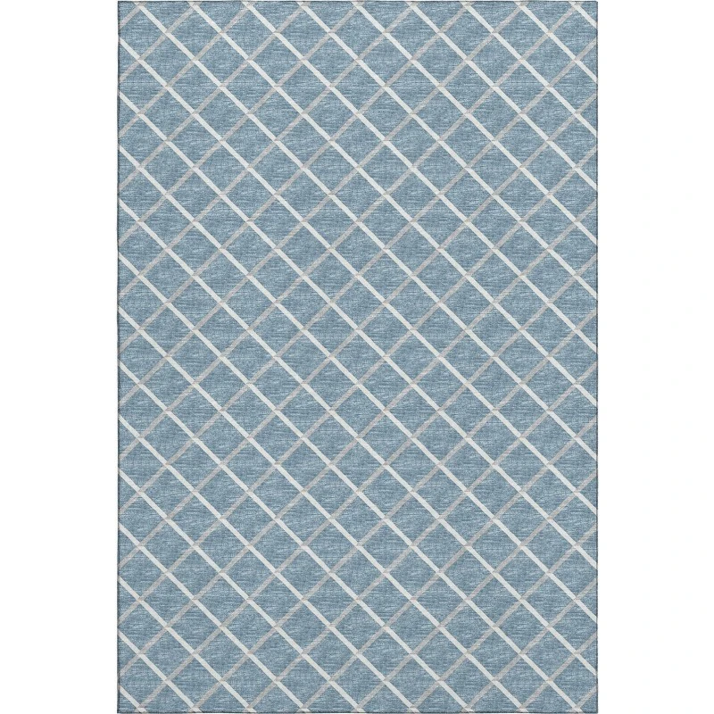 Addison Mayfield Blue AMF140 - 8ft. Round Rug