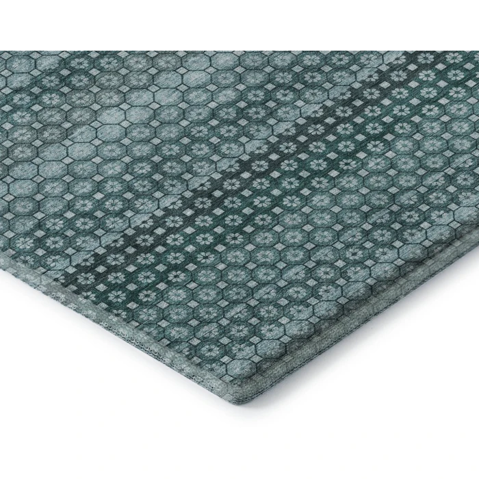 Addison Mayfield Teal AMF1419 5ft. x 7ft. 6in. Rect. Rug