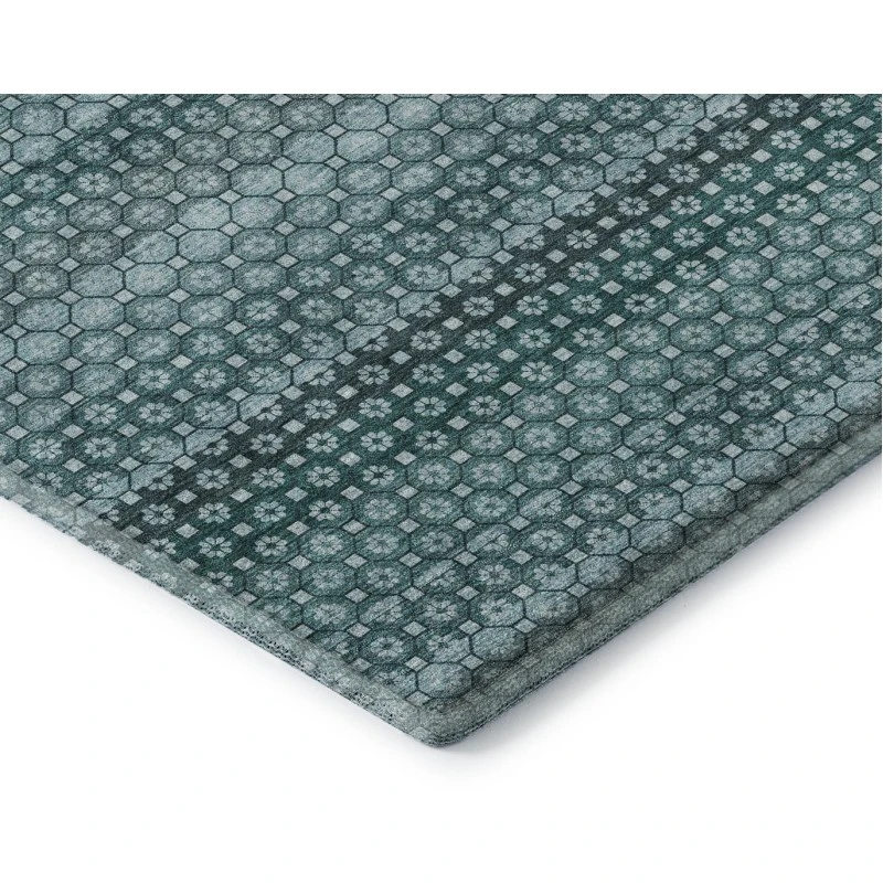 Addison Mayfield Teal AMF1419 5ft. x 7ft. 6in. Rect. Rug