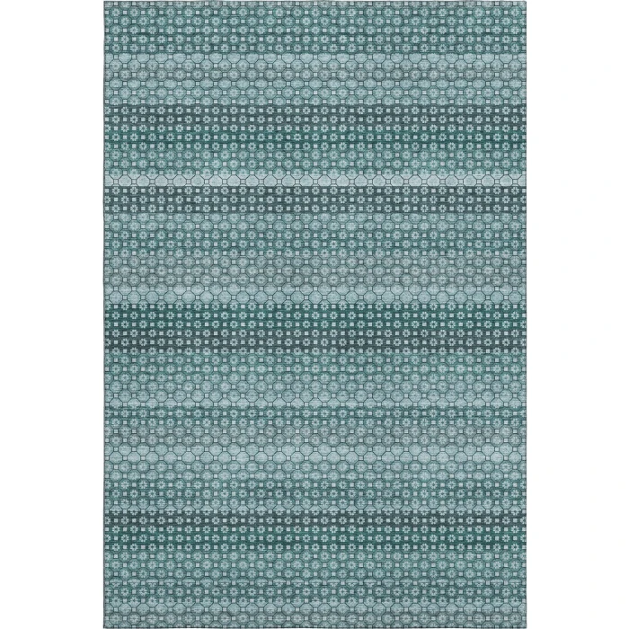 Addison Mayfield Teal AMF1419 5ft. x 7ft. 6in. Rect. Rug