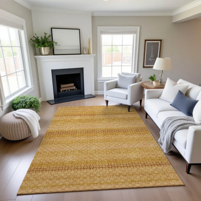 Addison Mayfield Gold AMF1419 8ft. x 10ft. Rect. Rug