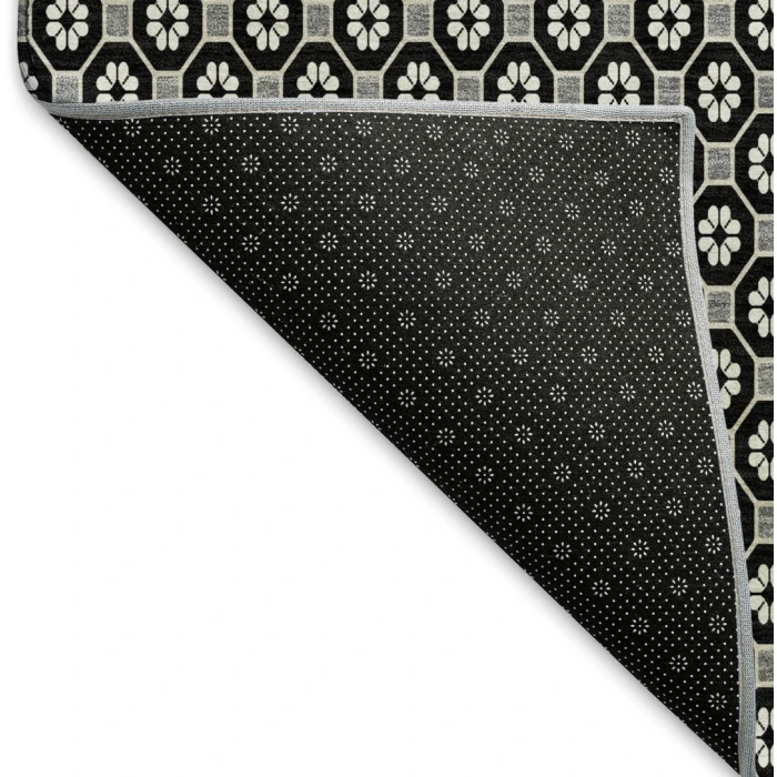 Addison Mayfield Black AMF1428 2ft. 3in. x 7ft. 6in. Rect. Rug