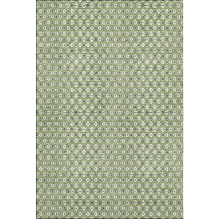 Addison Mayfield Green AMF1428 - 8ft. Round Rug