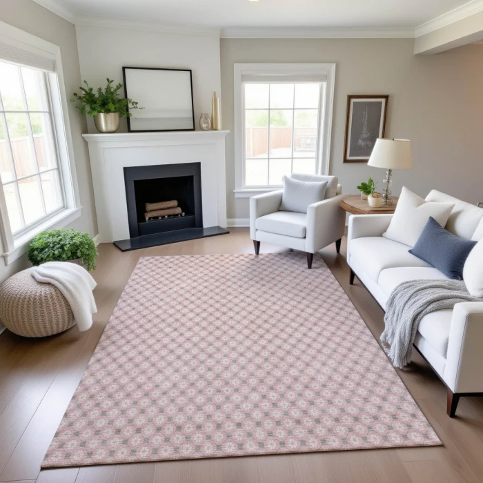 Addison Mayfield Pink AMF1428 5ft. x 7ft. 6in. Rect. Rug