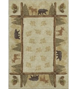 Addison Mayfield Beige AMF142 - 8ft. Round Rug