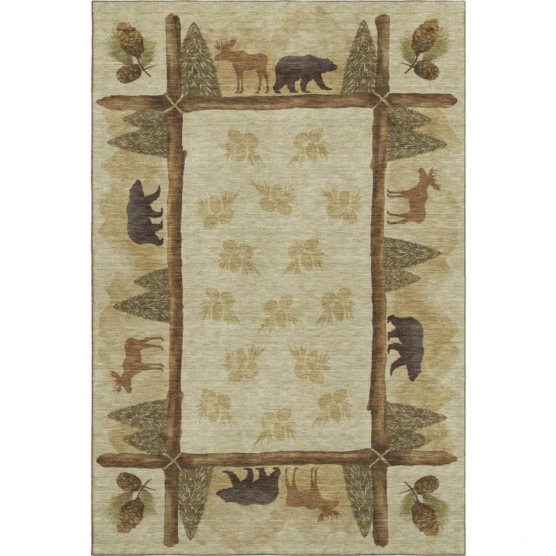 Addison Mayfield Beige AMF142 5ft. x 7ft. 6in. Rect. Rug
