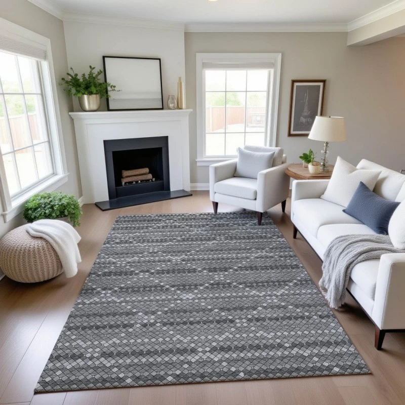 Addison Mayfield Gray AMF1436 5ft. x 7ft. 6in. Rect. Rug