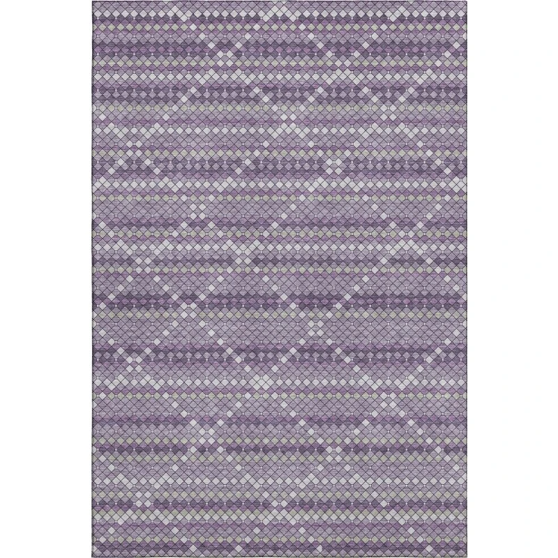 Addison Mayfield Purple AMF1436 2ft. 3in. x 7ft. 6in. Rect. Rug