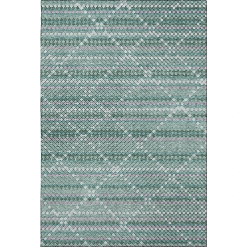 Addison Mayfield Teal AMF1436 2ft. 3in. x 7ft. 6in. Rect. Rug