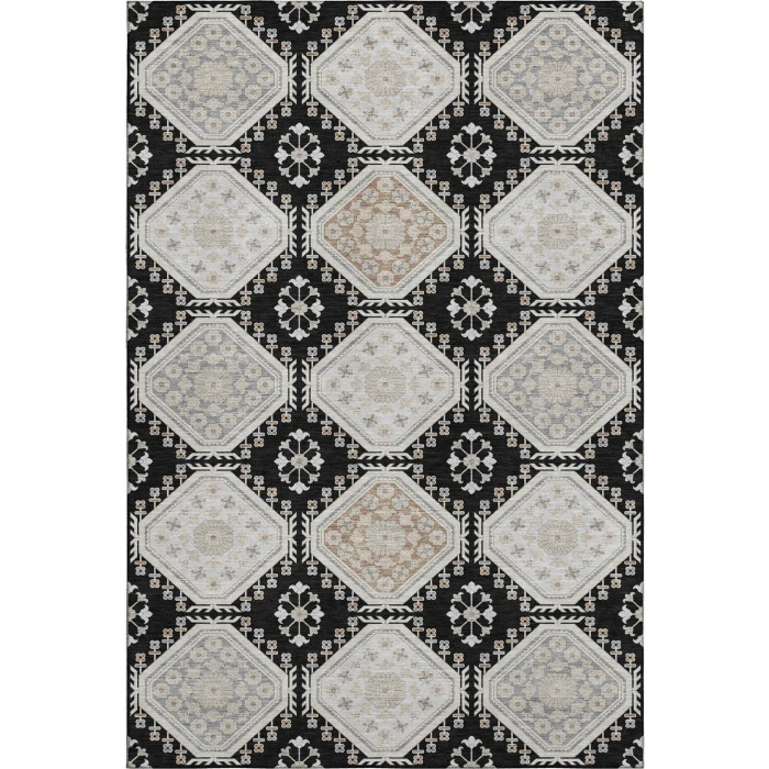 Addison Mayfield Black AMF1442 2ft. 3in. x 7ft. 6in. Rect. Rug
