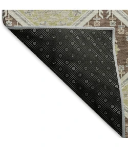 Addison Mayfield Brown AMF1442 - 8ft. Round Rug