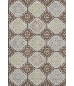 Addison Mayfield Brown AMF1442 - 8ft. Round Rug