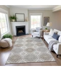 Addison Mayfield Ivory AMF1442 - 8ft. Round Rug