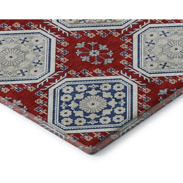 Addison Mayfield Red AMF1442 2ft. 3in. x 7ft. 6in. Rect. Rug