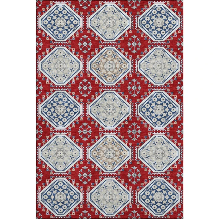 Addison Mayfield Red AMF1442 2ft. 3in. x 7ft. 6in. Rect. Rug