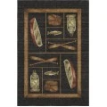 Addison Mayfield Black AMF144 5ft. x 7ft. 6in. Rect. Rug