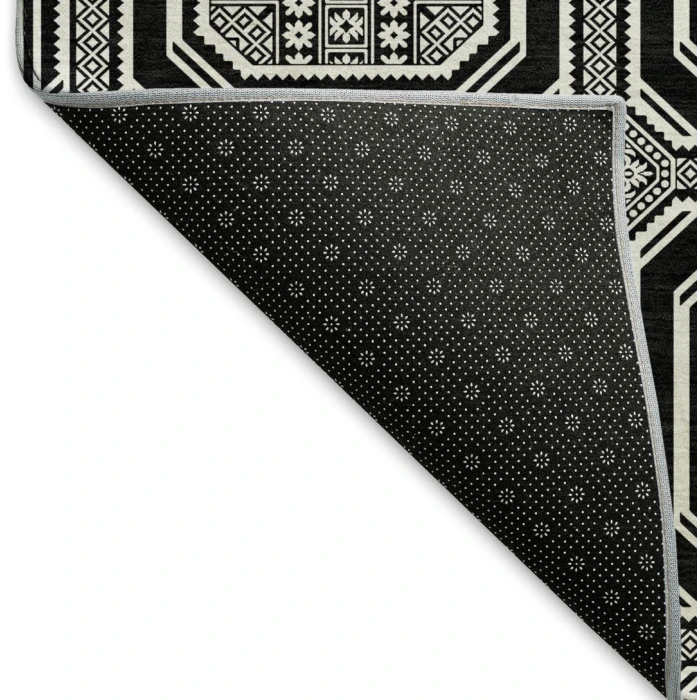 Addison Mayfield Black AMF1451 2ft. 3in. x 7ft. 6in. Rect. Rug