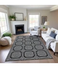 Addison Mayfield Black AMF1451 8ft. x 10ft. Rect. Rug
