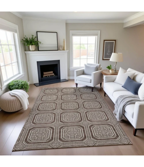 Addison Mayfield Brown AMF1451 9ft. x 12ft. Rect. Rug