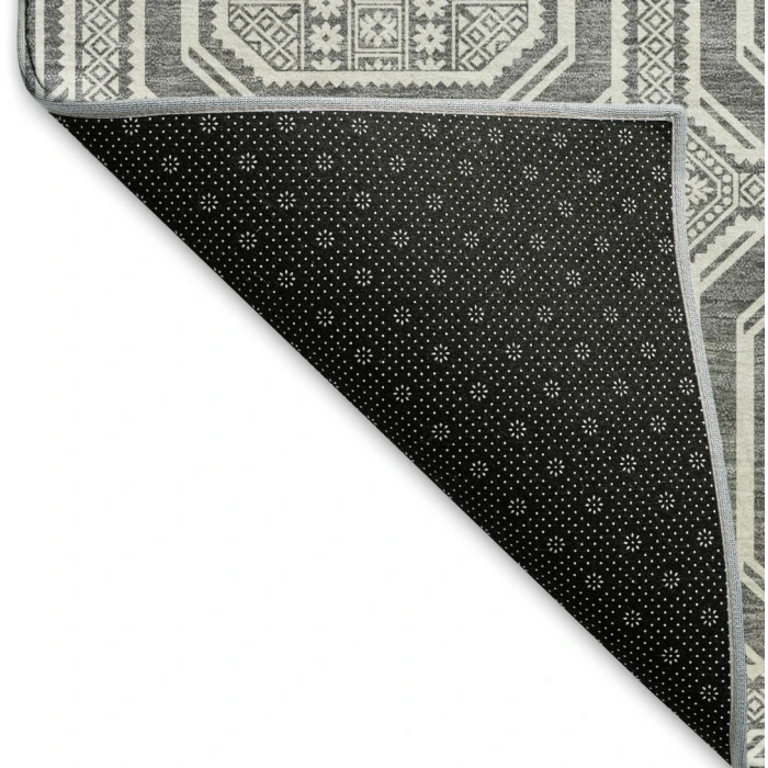 Addison Mayfield Gray AMF1451 - 8ft. Round Rug