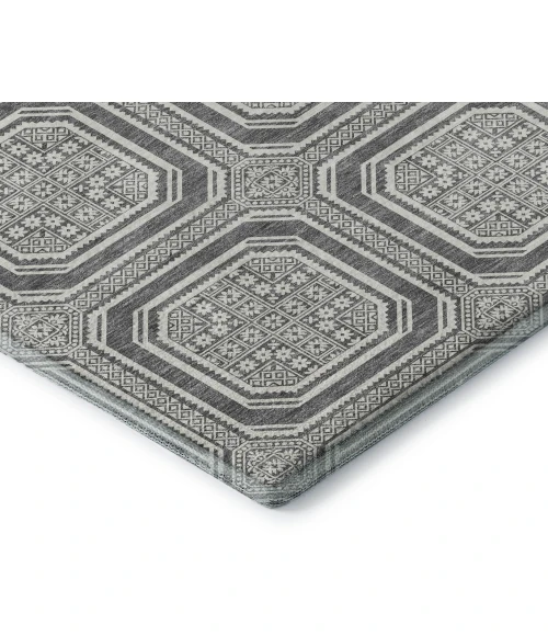 Addison Mayfield Gray AMF1451 - 8ft. Round Rug
