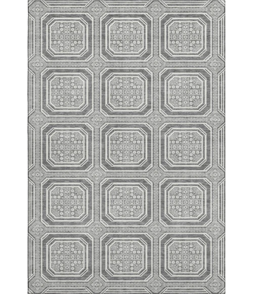 Addison Mayfield Gray AMF1451 - 8ft. Round Rug