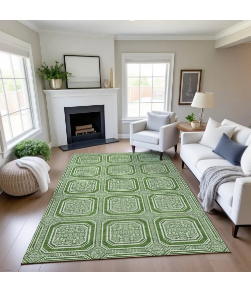 Addison Mayfield Green AMF1451 8ft. x 10ft. Rect. Rug