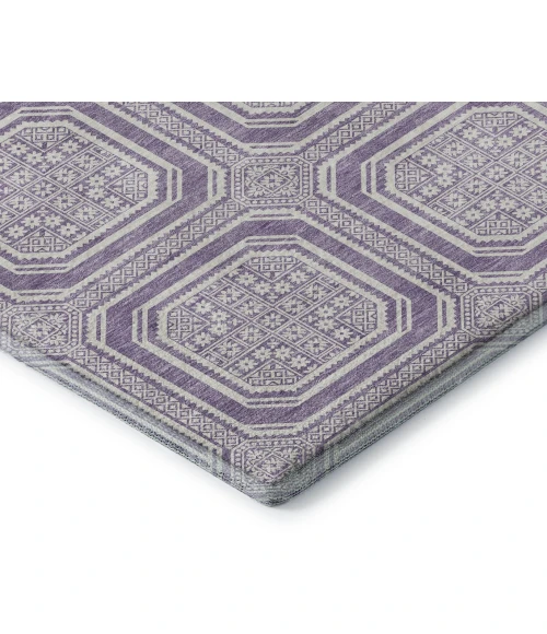 Addison Mayfield Purple AMF1451 - 8ft. Round Rug