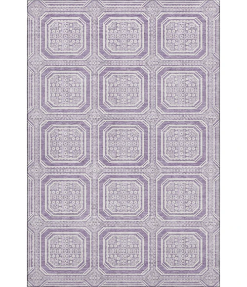 Addison Mayfield Purple AMF1451 - 8ft. Round Rug