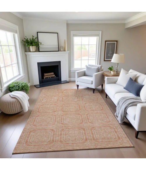 Addison Mayfield Orange AMF1451 2ft. 3in. x 7ft. 6in. Rect. Rug