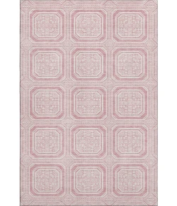 Addison Mayfield Pink AMF1451 - 8ft. Round Rug