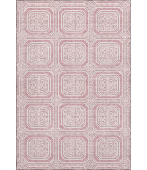 Addison Mayfield Pink AMF1451 - 8ft. Round Rug