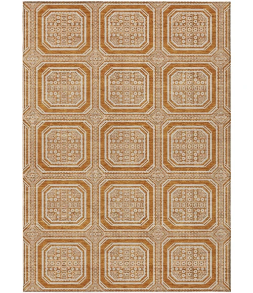 Addison Mayfield Orange AMF1451 5ft. x 7ft. 6in. Rect. Rug