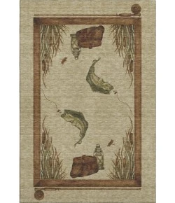Addison Mayfield Beige AMF145 - 8ft. Round Rug
