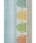 Addison Mayfield Blue AMF146 - 8ft. Round Rug