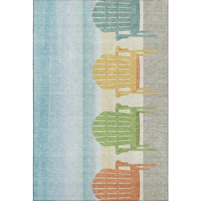 Addison Mayfield Blue AMF146 2ft. 3in. x 7ft. 6in. Rect. Rug