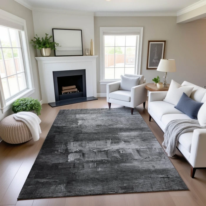 Addison Mayfield Gray AMF1473 5ft. x 7ft. 6in. Rect. Rug