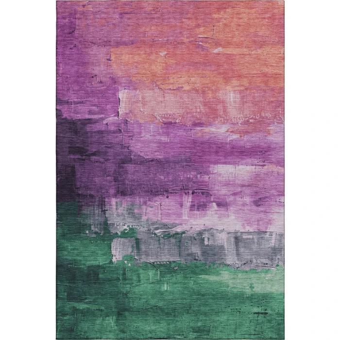 Addison Mayfield Purple AMF1473 - 8ft. Round Rug