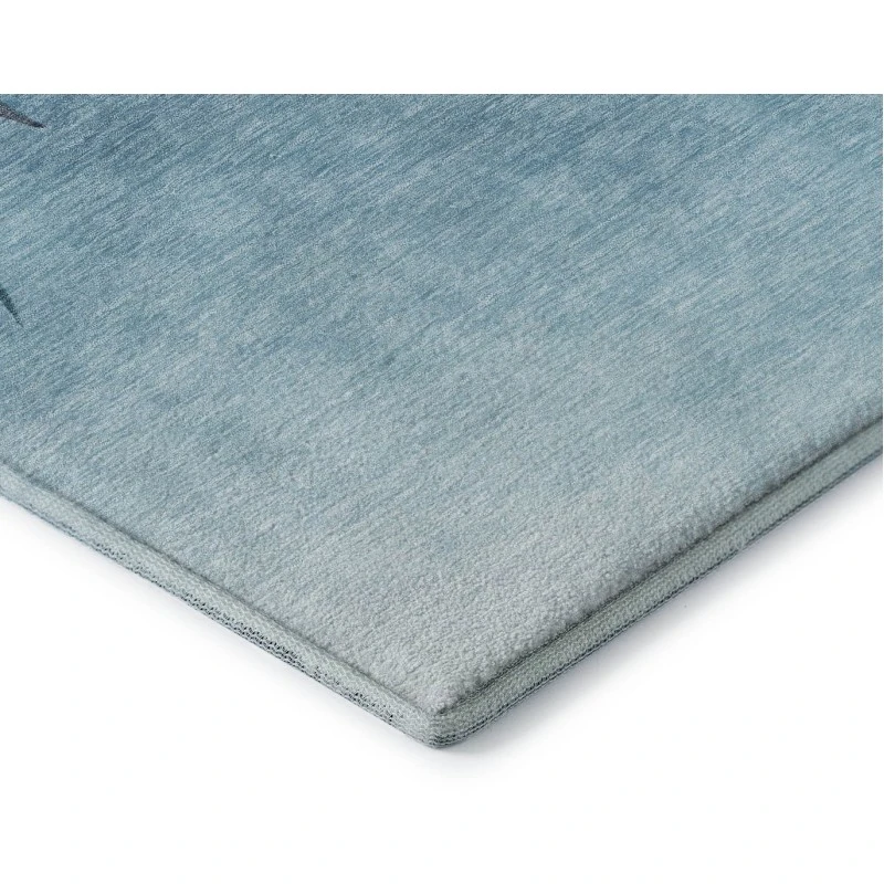 Addison Mayfield Blue AMF147 - 8ft. Round Rug